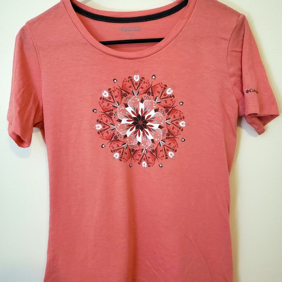 COPY - Columbia Ultra Soft Womens Graphic Hiking Tee - M - Picture 2 of 6